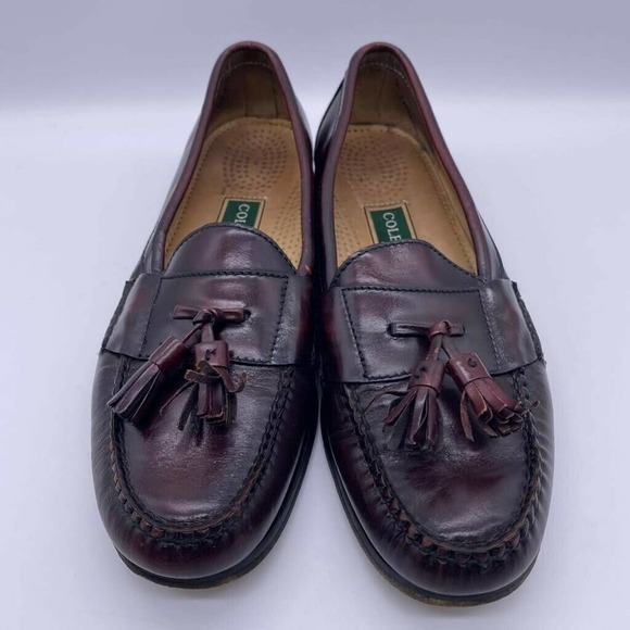 Cole Haan Pinch Tassel Loafer Leather Slip On Shoe